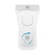 Унитаз-компакт Qtap Cardinal Ultra Quiet безободковый с сиденьем Soft-close QT04222168AUQ3W - изображение 6