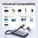 Карта видеозахвата UGREEN CM726 4K@30Hz, USB-A/C на HDMI, форматы YUY2/MJPEG, Live Stream Recording Grey (25773) - изображение 5