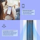 Охолоджувач повітря Klarstein Skyscraper Ice 4-в-1 Smart WiFi Білий - зображення 3
