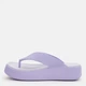 Женские вьетнамки для пляжа Crocs Getaway Groove Platform Flip MtP 210700-5BN 37-38 (W7) 23 см Mystic Purple (198445116780) - изображение 4