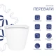 Унитаз подвесной Qtap Swan безободковый Ultra Quiet с сиденьем Soft-close QT16335179W - изображение 3