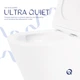 Унітаз підвісний Qtap Swan безободковий Ultra Quiet з сидінням Soft-close QT16335179W - изображение 5