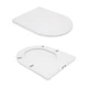 Унитаз подвесной Qtap Swan безободковый с сиденьем Soft-close QT16335178W - изображение 8