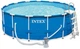Каркасный бассейн 457 x 122 см (3785 л/ч, лестница, тент, подстилка), Intex (28242) - изображение 2
