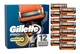 Змінні картриджі для гоління (леза касети) чоловічі Gillette ProGlide Power 12 шт - зображення 1