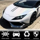 Накладка на передний бампер Lip V1 (Сухой карбон) для Lamborghini Huracán - изображение 4