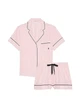 Жіноча піжама (Шорти+сорочка) Victoria's Secret Flannel Short Pajama Set XL рожева - зображення 3