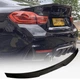 Спойлер крышки багажника Сухой карбон V10 (Coupe) для BMW 4 серия F-32 2012-2020 гг - изображение 1
