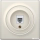 Комп'ютерна розетка OneKeyElectro Florence 1xRJ45 5e Бежева (1Е20701301) - зображення 2