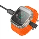 Зарядний пристрій Apple Watch 1-10 / SE / Ultra HOCO Whale watch wireless charger (2.5W, Type-C). Black - зображення 2