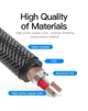 Аудіокабель 6.35мм-3.5мм TRS Vention Cotton Braided Gray Aluminum Alloy Type 3.5mm to jack 6.35mm (5m). Black - зображення 8