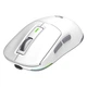 Ігрова миша комп'ютерна бездротова MEETION GW24 |2.4G+BT, 6 Keys, 8000dpi, 30-60h, RGB| white - зображення 2