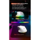 Ігрова миша комп'ютерна бездротова MEETION GW32 |2.4G+BT, 7 Keys, 8000dpi, 35-115h, RGB| white - зображення 4