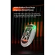Ігрова миша комп'ютерна бездротова MEETION GW33 |2.4G+BT, 6 Keys, 10000dpi, 25-60h, RGB| black - зображення 12