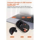 Мышь компьютерная безпроводная MEETION R571 |2.4G, 1000-1600dpi, 4keys, AA Battery| Black - изображение 2