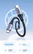 Кабель Ugreen Type-C to Type-C 2 м 240W 5A Gray - изображение 7