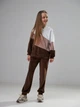 Детский спортивный костюм (худи + штаны) для девочки Tair 1182 98 см Шоколад (2100035660397) - изображение 3