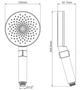 Лейка для душа MiJia Supercharged Hand Shower (MJZYSCHS01DB) - изображение 3
