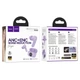 Беспроводные наушники HOCO EQ22 Singer true wireless ANC+ENC noise reduction BT headset, BT5.4, 40mAh, 400mAh, 6-7h, purple - изображение 2