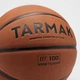 Баскетбольний м'яч BT100 Touch розмір 6 FIBA коричневий - изображение 4