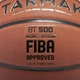 Баскетбольний м'яч BT500 Touch розмір 6 FIBA оранжевий - зображення 3