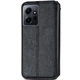 Чехол-книжка GETMAN Cubic (PU) для Xiaomi Redmi Note 12 4G Кожаный Черный - изображение 6