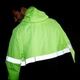Дощовик-пончо 560 підвищеної видимості чорний/неоновий жовтий - XS/S - изображение 11