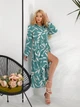 Жіноча легка сукня-сорочка з паском Uaclothes 54-56 Ментоловий (like31757-119641359) - изображение 3