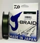 Шнур Daiwa J-Braid x4 270м 0.19мм Dark Green - изображение 1