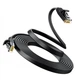 Сетевой кабель Ugreen High Speed Flat Ethernet RJ45 Cat.6 1000Mb/s 3m Black - зображення 3