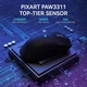 Игровая мышка Attack Shark X11, 3 вида подключения (2.4 G/Bluetooth/провод), с зарядной базой (ARGB док станция), 22000dpi, черная - изображение 6