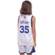 Форма баскетбольная детская NBA клуб Golden state warriors 35 NB-Sport размер L 128-134 см цвет белый-синий-желтый BA-0973 - изображение 7
