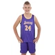 Форма баскетбольная детская NBA клуб Los Angeles Lakers 24 NB-Sport размер M 122-128 см цвет фиолетовый-желтый BA-9831 - изображение 6