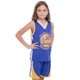 Форма баскетбольная детская NBA клуб Golden state warriors 30 NB-Sport размер 2XL 150-162 см цвет сине-желтый 7354 - изображение 1