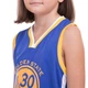 Форма баскетбольная детская NBA клуб Golden state warriors 30 NB-Sport размер 2XL 150-162 см цвет сине-желтый 7354 - изображение 4