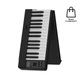 Складане цифрове піаніно (в комплекті з чохлом) Musicality PP61-BK _PortablePiano Mk2 - изображение 1
