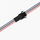 SM коннектор штекер JST Connector 3pin (2 jack) комплект папа + мама - изображение 3