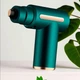 Перкуссионный массажный пистолет для тела Massage Gun вибромассажер для мышц зеленый - изображение 7