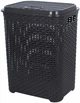 Корзина для белья с крышкой 40х32.5х50 см (45 л) VIOLET HOUSE (0778 Роттанг COFFEE) - изображение 1