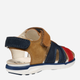 Дитячі шкіряні сандалії для хлопчика Geox B Sandal Delhi Boy B354LA0CL22-C6146 27 Коричневі (8058192264214) - зображення 7