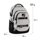 Рюкзак Kite Education teens K25-727M-3 M(140 — 160 см) 42x29x20 бежевий - зображення 2