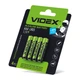 Батарейка лужна Videx LR03/AAA 4шт Blister Card VIDEX (21165-000) - изображение 2