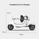 Электросамокат с сидением OKAI Ceetle PRO EA10C 25Km/h White - изображение 7