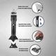 Силиконовый шпатель скребок для герметика и силикона с насадками Silicon Towel Scrapper черный - изображение 5