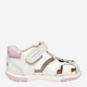 Sandały dziecięce dla dziewczynki skórzane Geox B Sandal Zapito Girl B556FE08554-C0406 25 Białe (8058192265877) - obraz 1