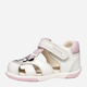 Дитячі шкіряні сандалії для дівчинки Geox B Sandal Zapito Girl B556FE08554-C0406 21 Білі (8058192265839) - зображення 3