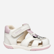 Sandały dziecięce dla dziewczynki skórzane Geox B Sandal Zapito Girl B556FE08554-C0406 25 Białe (8058192265877) - obraz 2
