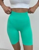 Спортивные женские удлиненные шорты Wake Up с Push Up Однотонные Велосипедки XS-S Ментол (4686S) - изображение 1