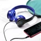Наушники проводные Borofone BO5 накладные с микрофоном Blue - изображение 5