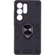 Чехол Fiji Defence для Samsung Galaxy S25 Ultra (S938) защитный бампер с кольцом подставкой Black - изображение 2